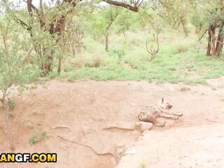 Black GF Gets Her Butt Stretched Unfathomable By Large White Jock In Amateur Anal Screw