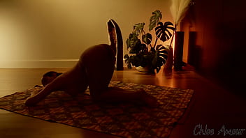 Sexy Latina Chloe Amour Does Naked Yoga