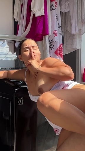 Stepmom has sex with her stepson while stepdad is not home   Clip 1