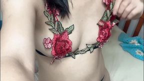 amazing hana tiny pussy hole hairy and peach ass perfect