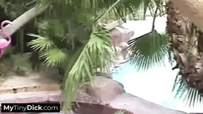 His wife took charge &mdash;  sucking his tiny dick off