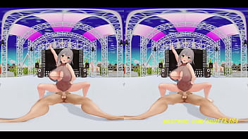vr180 mmd noel dance 3d hololive