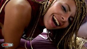 alana : young blonde rasta girl first porn video