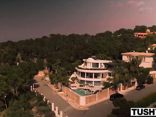 Great looking blonde with braids is fucking a randm guy, in the middle of the day