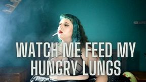 Seductive ASMR Smoke: Thick Drags & Nipple Tease