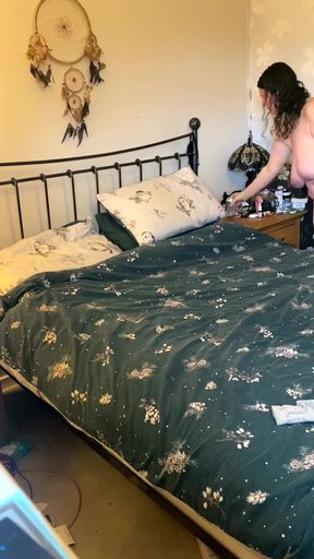 Young Trainee Gets to Watch a Window Peep Show