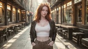 my step cousin talked me into fucking her gorgeous white ass in a public place [ai]