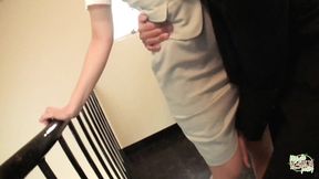 She Was on the Phone with Someone &mdash;  Squeezing Her Hairy Pussy