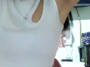 Videollamada  con mi amante   extrañaba su rica  verga y el verme desnuda