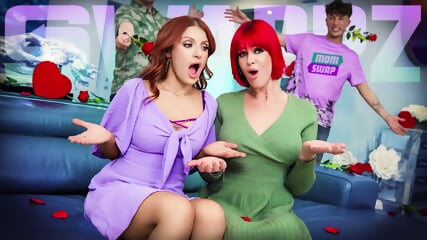 Elise London & Samantha Sinz - Sloppy Valentines Day Mom Swap