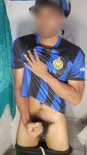 Very Big Cock Is Masturbated