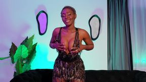 zaawaadi moans from the mind-blowing pussy pounding and creampie experience