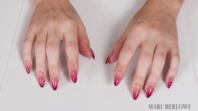 Beautiful Hand and Nail Worship WMV
