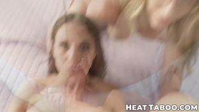Hole wrecking my stepmom Amiee Cambridge and stepaunt Cory Chase