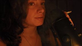 ASMR Smoking and Whispering into your Ear xx