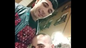 LEO BULGARI AND XISCO HORNY FROM THE STREET TO THE PORTAL OF THE HOUSE!!!