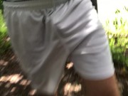 FREEBALLING in White Shorts