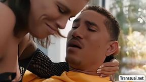 Stepmom let me fuck her pussy and her TS friend