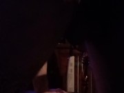 Sean fuckin himself with a cucumber while in a cock ring