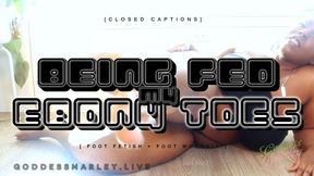 Being Fed My Ebony Toes [closed captions] - WMV