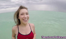 Teen lifeguard sucking