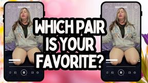 Which Pair Is Your Favorite