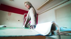 tattooed girl gets fuck in public anal - orgasm and squirt