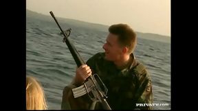 Uniformed Soldiers Capture Rachel and Tammi Ann and Fuck Them Good