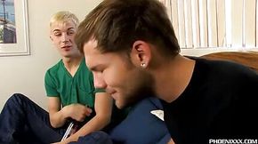 Blond twink ramming his cute boyfriend after fellatio