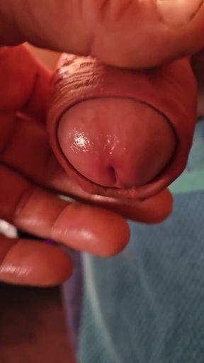 Powerful moment from "Mr Thick Dick 02: Milking Machine on an 8 inch thick uncut cock"