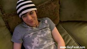 Hot gay William'_s just eyeing some tv when Trace walks in and says he