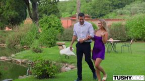 Blonde Jayla zerstört von Business Anzügen Double Anal Gush
