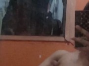 Pinoy hot twink faps his cock on a rainy dayy SOOO HOOTT