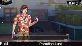 Funny romance in a visual novel game