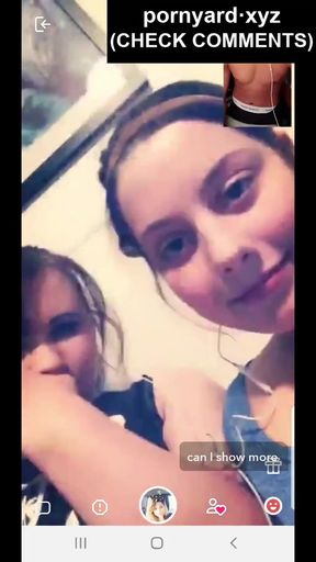 Webcam teen gets a surprise reaction from her audience