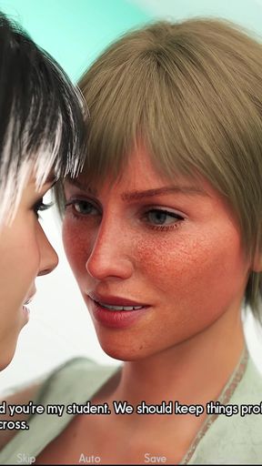 Alternative Shemevolution 3 Ning Gave Sarah a Boobjob at the Gym