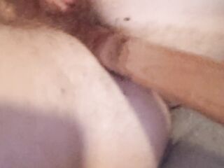 Solo pegging my cunt with a stick until it hurts