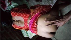 I Fucked the Bhabhi Wearing Saree in the House by Making Her a Mare