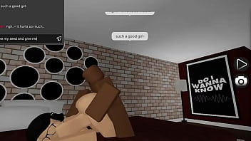 Using a random slut like my cumdump on a Roblox Condo