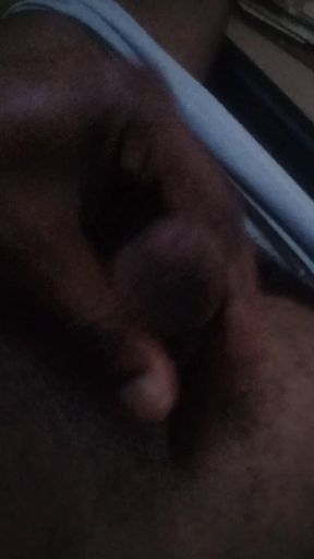 Masturbating