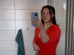 Hottest brunette solo webcam masturbation 2