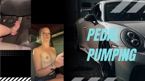 pedal pumping sandals