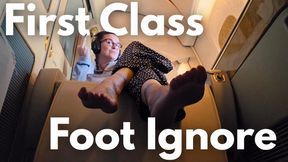 First Class Foot Ignore | POV Foot Worship Humiliation | Sophia Truee