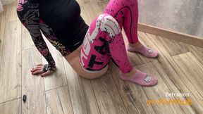 Workout at Home - Oral Caresses and Hard Sex on Camera