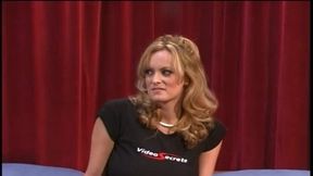 The Infamous Stormy Daniels Enjoys A Clear Dildo Part 1