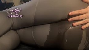 My leggings are soaking. I&rsquo_m going to have to peel them off