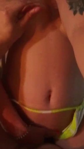 Hot Tub Fun Leads To An Extreme Orgasm For This Busty Latina   Clip 1