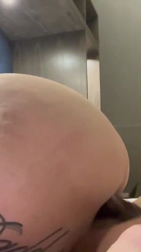 BBW Lotuss Queen Sucks and Rides BBC - She Cant Take It All