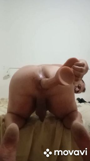 Fucking me very rich with my dildo