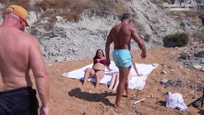 beachside encounter – starring christina santes & alice maze